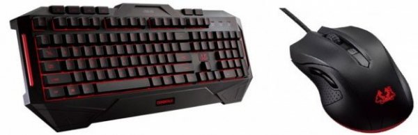 Купить Клавиатура и мышь ASUS Cerberus Keyboard and Mouse Combo Black USB 90YH0141-B2RA00
