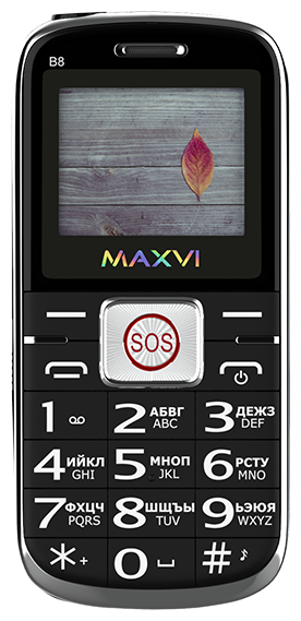 Купить Мобильный телефон Телефон MAXVI B8 Black
