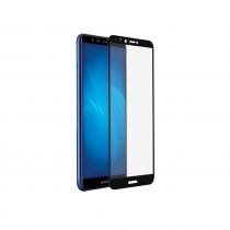 Купить Защитное стекло DF с цветной рамкой (fullscreen) для Huawei Y9 (2018) hwColor-42 (black)