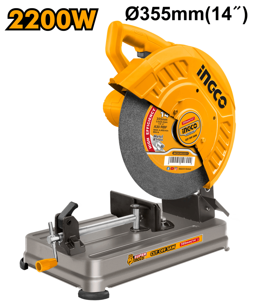 Купить Пила монтажная 2200Вт 355х25,4х3 мм INGCO COS223558 SUPER INGCO