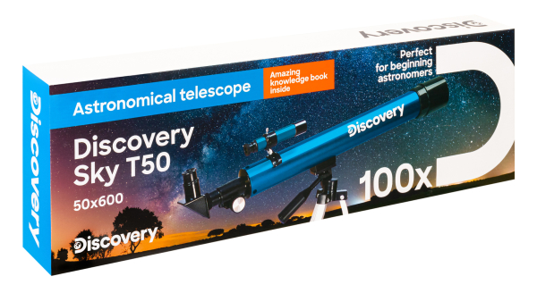 Купить Телескоп Discovery Sky T50 с книгой