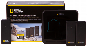 Купить Метеостанция Bresser National Geographic VA с цветным дисплеем и тремя черными датчиками