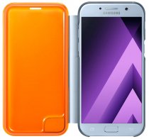 Купить Чехол Samsung EF-FA520PLEGRU Neon Flip Cover для Galaxy A520 2017 синий