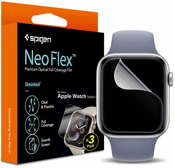 Купить Защитная пленка Spigen Film Neo Flex - Apple Watch 4 44 mm