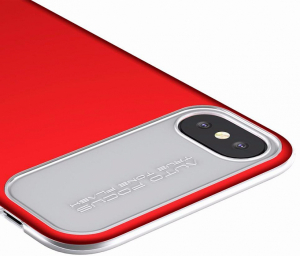 Купить Чехол Baseus Slim Lotus Case (WIAPIPHX-QF09) для Apple iPhone X (Red) 932086