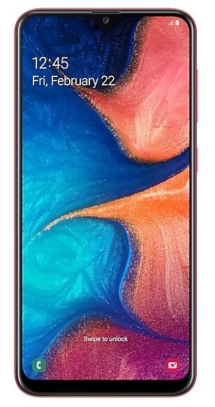 Купить Смартфон Samsung Galaxy A20 (SM-A205F) Red