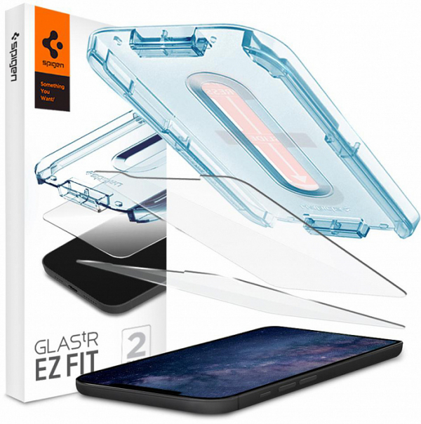 Купить Защитное стекло Spigen Glas.tR EZ Fit 2 Pack (AGL01811) для iPhone 12 mini (Clear)