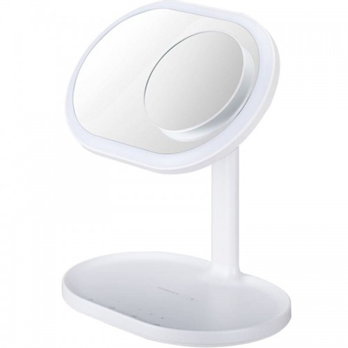 Купить Зеркало-светильник Momax Q.Led QL3 с беспроводной зарядкой и Bluetooth-динамиком (White)