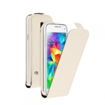 Купить Чехол Deppa Flip Cover и защитная пленка для Samsung Galaxy S5 mini, магнит, белый 81040