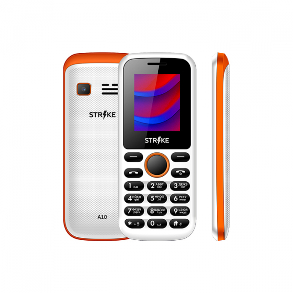 Купить Мобильный телефон Strike A10 White+Orange