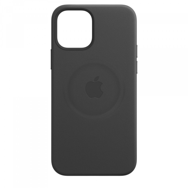 Чехол клип-кейс Apple для IPhone 12 mini Leather Case with MagSafe черный (MHKA3ZE/A)