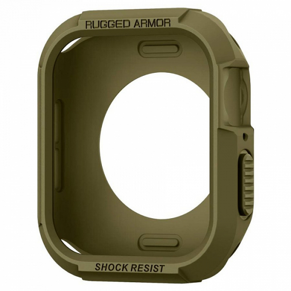 Купить Чехол Spigen Rugged Armor (062CS24469) для Apple Watch SE/4/5/6 44mm (Olive Green)