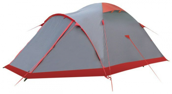 Купить Палатка Tramp Mountain 4 (V2) серый