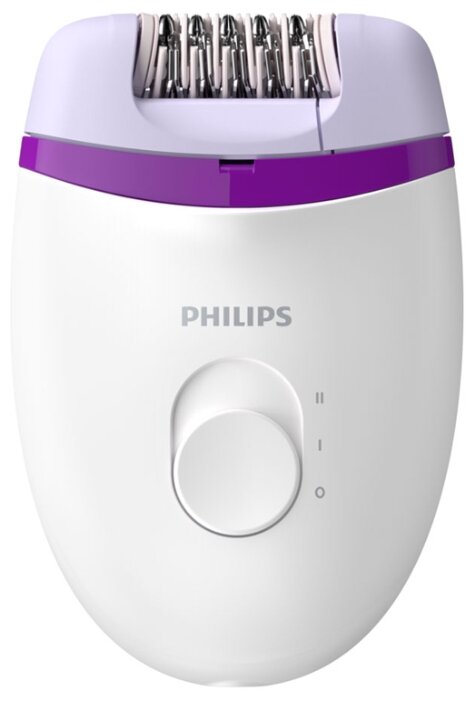Купить Эпилятор Philips BRE225 Satinelle Essential белый/фиолетовый
