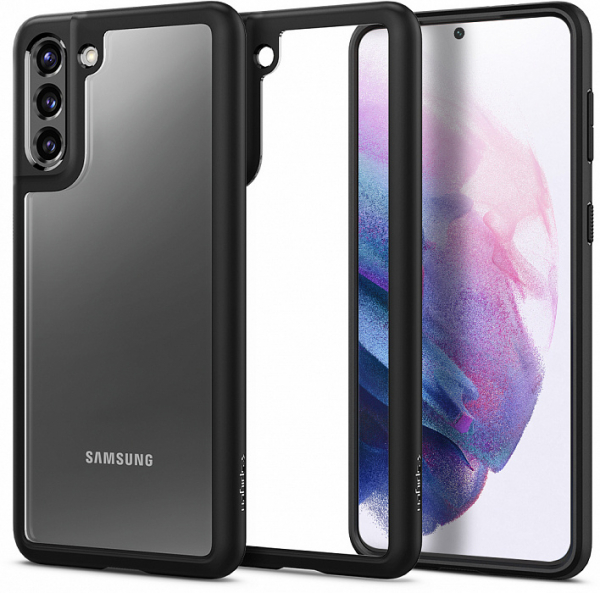 Купить Чехол Spigen Ultra Hybrid (ACS02424) для Samsung Galaxy S21 (Black)