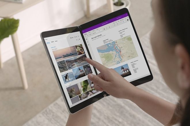 Microsoft планирует представить планшет с двумя экранами