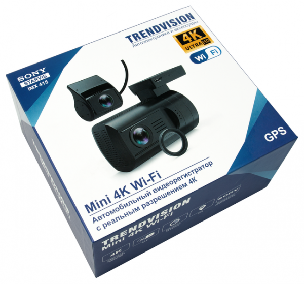 Купить Видеорегистратор TrendVision Mini 4K Wi-Fi