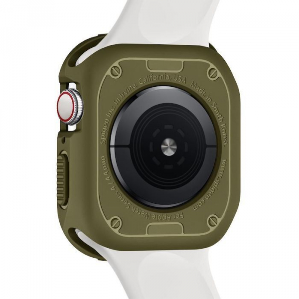 Купить Чехол Spigen Rugged Armor (062CS24469) для Apple Watch SE/4/5/6 44mm (Olive Green)