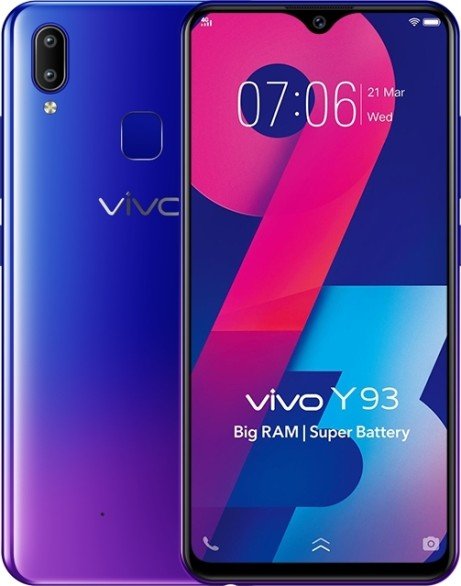 Y93: под брендом Vivo представлен новый смартфон для индийского рынке