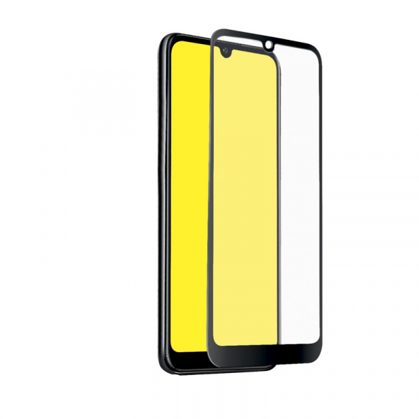 Купить Полноэкранное защитное стекло для экрана Huawei Y6 2019 / Y6 Pro 2019 / Honor 8A, black