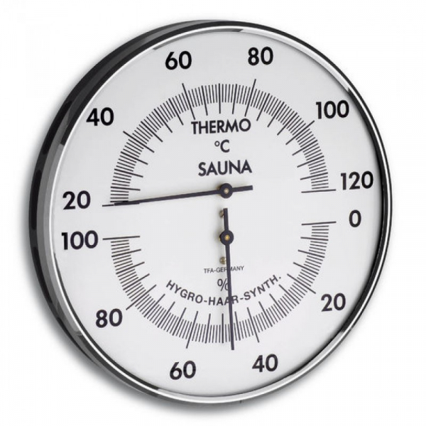Купить Аналоговый термогигрометр для сауны TFA 40.1032