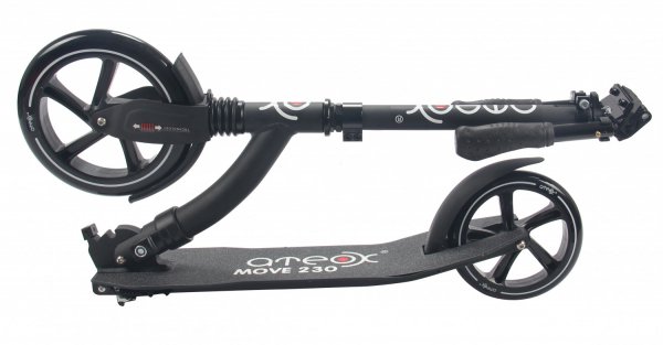 Купить Cамокат Ateox Move 230 с большим передним колесом (черный)