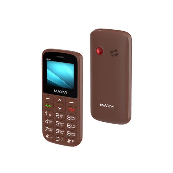 Купить Мобильный телефон Телефон Maxvi B100 brown