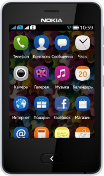 Купить Мобильный телефон Nokia Asha 501 Dual Sim White