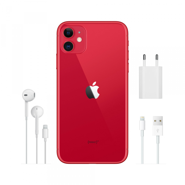Купить Смартфон Apple iPhone 11 128GB красный (MWM32RU/A)