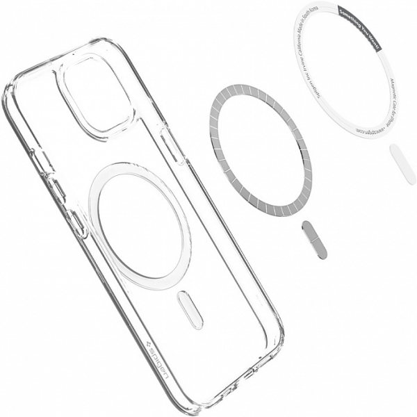 Купить Чехол Spigen Crystal Hybrid Mag (ACS03301) для iPhone 13 Pro (Black)