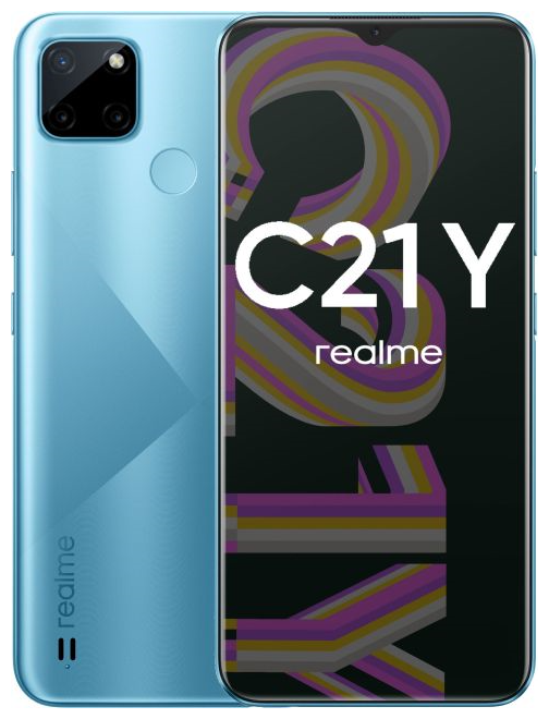 Купить Смартфон realme C21Y 4/64GB, голубой