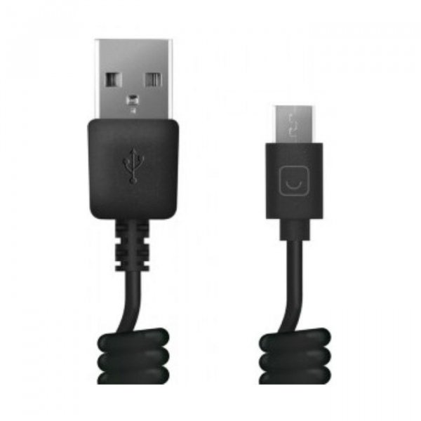 Купить Кабель для передачи данных Prime Line USB- microUSB, 1.5м, витой черный 7209