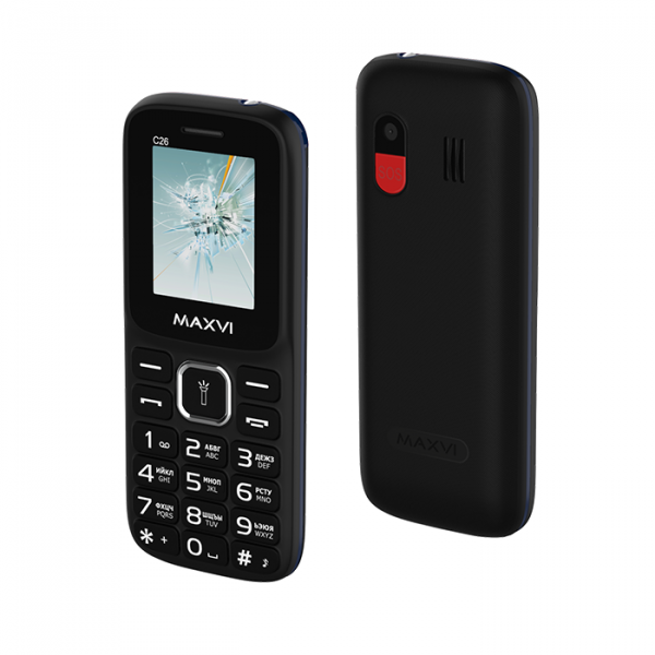Купить Мобильный телефон Maxvi C26 black-blue