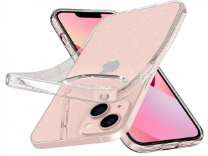 Чехол Spigen Liquid Crystal Glitter (ACS03516) для iPhone 13 (Crystal Quartz)