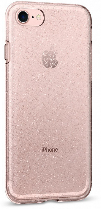 Купить Чехол Spigen Liquid Crystal Glitter (042CS21419) для iPhone 7/8/SE 2020 (Rose Quartz) 898642