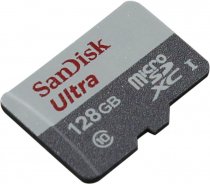 Купить Карта памяти Micro SDXC Sandisk+переходник SDSQUNB-128G-GN3MN