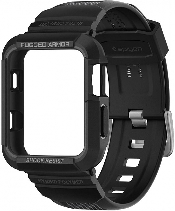Купить Чехол Spigen Rugged Armor Pro black - Apple Watch 4 44mm