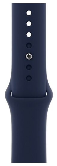 Купить Смарт-часы Apple Watch S6 44mm Blue Aluminum Case with Deep Navy Sport Band (M00J3RU/A)