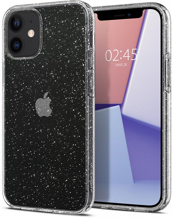 Купить Чехол Spigen Liquid Crystal Glitter (ACS01741) для iPhone 12 mini (Clear)