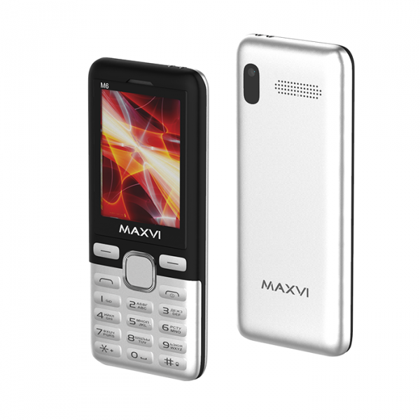 Купить Мобильный телефон Телефон Maxvi M6 Silver