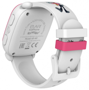 Детские умные часы ELARI KidPhone «Ну, Погоди!» розовый/белый