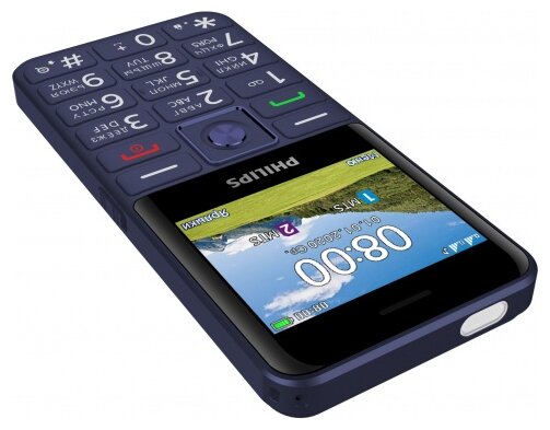 Купить Телефон Philips Xenium E207, синий