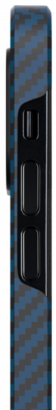 Купить Чехол Pitaka MagEZ Case (KI1208) для iPhone 12 Mini (Black/Blue) 1178283