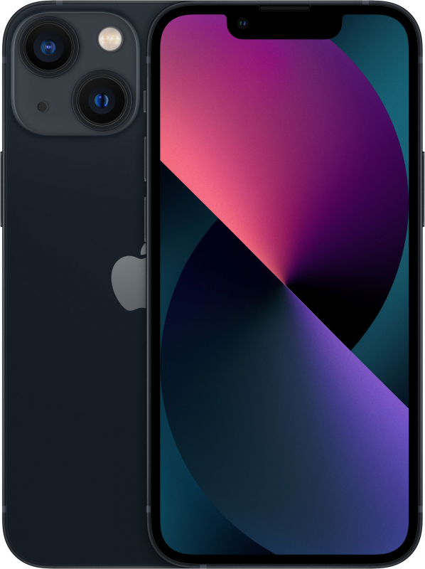 Купить Смартфон Apple iPhone 13, 256 ГБ, «тёмная ночь»