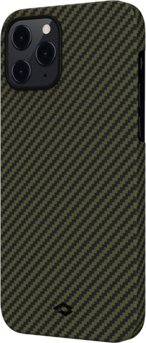 Купить Чехол Pitaka MagEZ (KI1205PM) для iPhone 12 Pro Max (Black/Green) 1178278