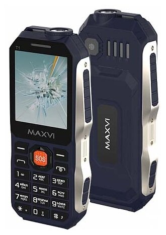 Купить Мобильный телефон Maxvi T1 Blue