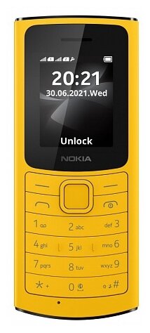 Купить Телефон Nokia 110 4G DS (2021) Yellow