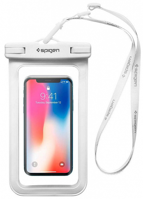 Купить Водонепроницаемый универсальный чехол Spigen Velo A600 Waterproof 000EM23353 (White) 1004152