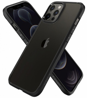 Купить Чехол Spigen Ultra Hybrid (ACS01619) для iPhone 12 Pro Max (Black)