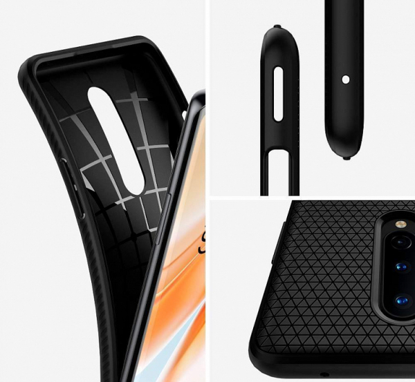 Купить Чехол Spigen Liquid Air (ACS00827) для OnePlus 8 (Black)